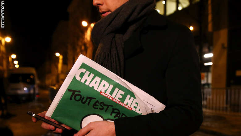 عدد اليوم من شارلي الفرنسية يحوي رسما مسيئا للنبي محمد